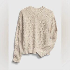 GAP Cable-Knit Sweater| Womens L | chino beige